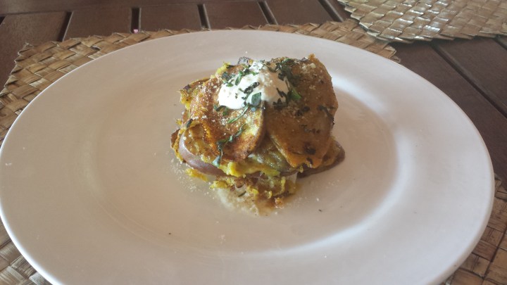 Well presented but tiny lunch