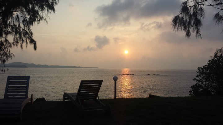 I woke up early to catch the sunrise